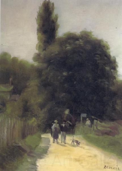 Pierre Renoir Landscape with Two Figures